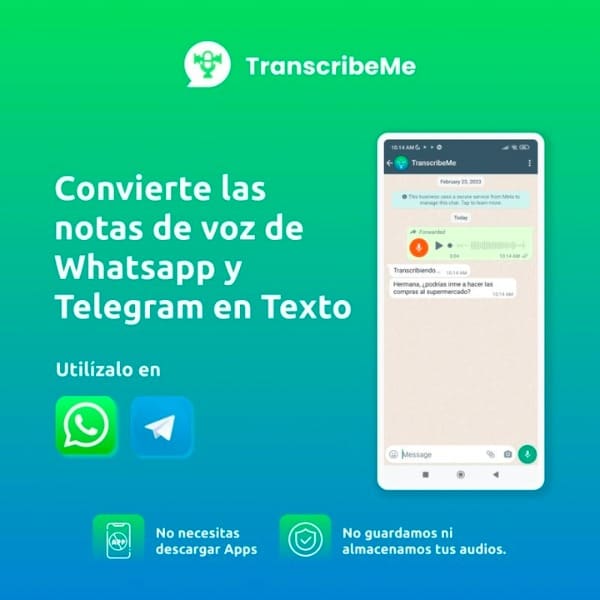 Así transformarás tus audios a textos y hasta resumirlos en WhatsApp.-Blog Hola Telcel