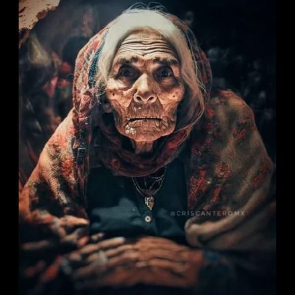 Así se vería la ‘Bruja Tranquilina’ según una IA.-Blog Hola Telcel