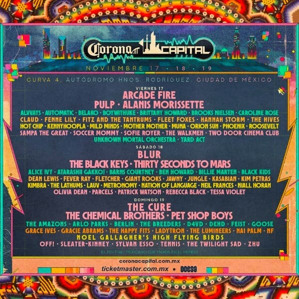 Conoce todos los detalles sobre el próximo festival Corona Capital 2023.-Blog Hola Telcel