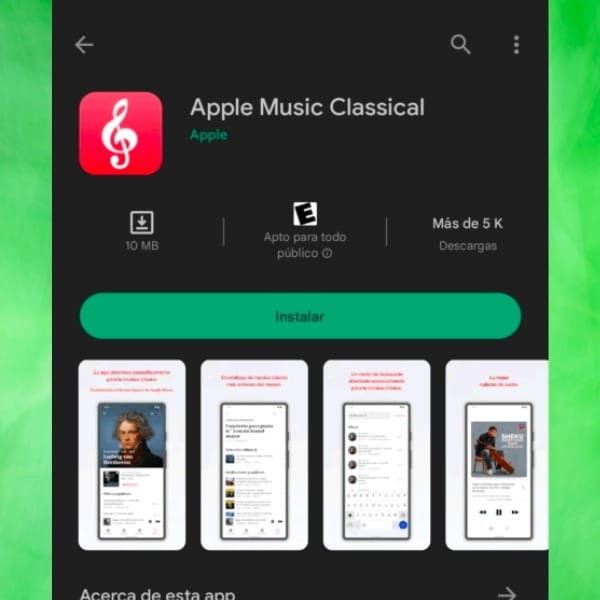 Conoce la app de música clásica que Apple que puedes usar en el sistema operativo Android.-Blog Hola Telcel