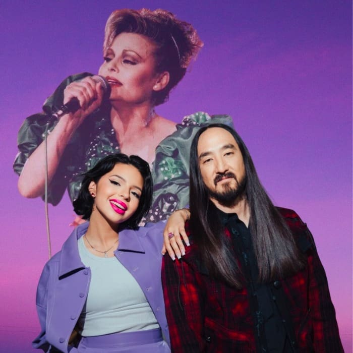 ‘La gata bajo la lluvia’ en electrónica, por Ángela Aguilar y Steve Aoki.-Blog Hola Telcel