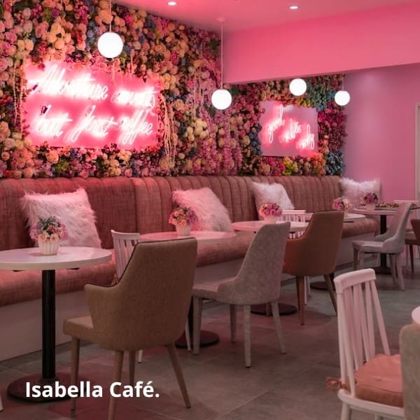 Isabella Café es uno de los lugares más rosas que encontrarás en la CDMX. Conócelo.-Blog Hola Telcel