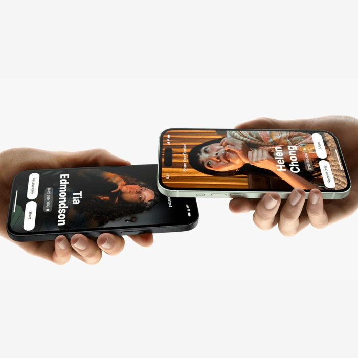 Conoce lo sencillo que es compartir un contacto con la nueva función de iOS 17 NameDrop.- Blog Hola Telcel
