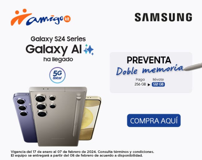Llévate a casa uno de los nuevos Samsung Galaxy S24 Series con inteligencia artificial en la preventa de Telcel.- Blog Hola Telcel