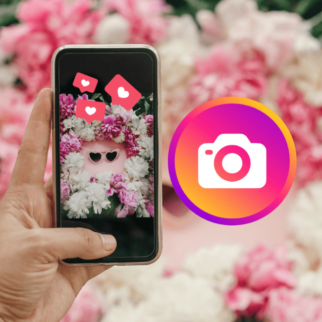 Persona grabando una historia para usar la nueva función de 'stickers' de Instagram.-Blog Hola Telcel.