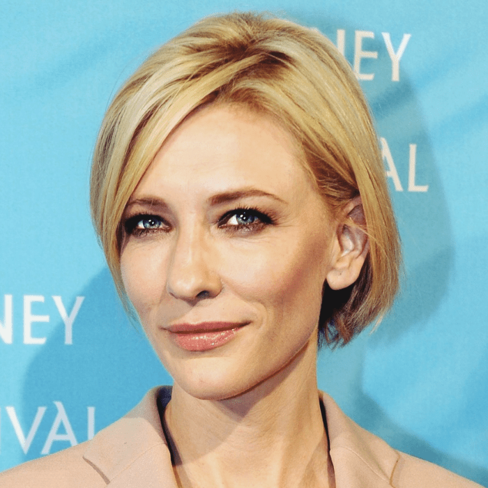 Actriz, Cate Blanchett, ganadora del Óscar a mejor actriz, en una alfombra roja. Proximamente interpretará a Lilith en la película de 'Borderlands'.- Blog Hola Telcel.