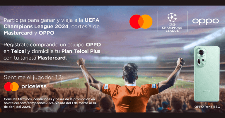 Conoce todo sobre cómo ganar unos boletos para la Champions League 2024 con OPPO y mastercard.- Blog Hola Telcel