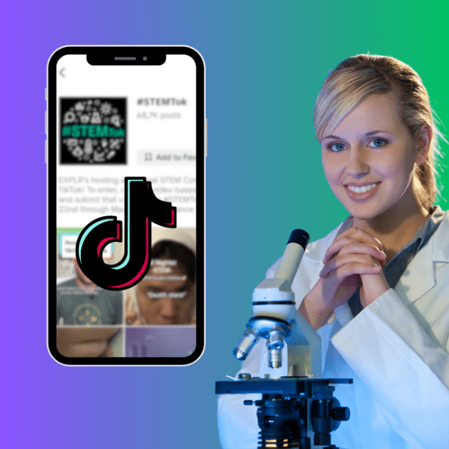 Competencia científica de TikTok, para creadores de contenido STEM.-Blog Hola Telcel.