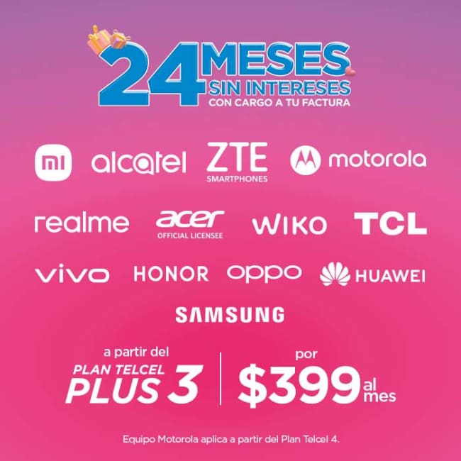 Conoce los equipos participantes en la promoción de 24 meses sin intereses con Telcel.- Blog Hola Telcel