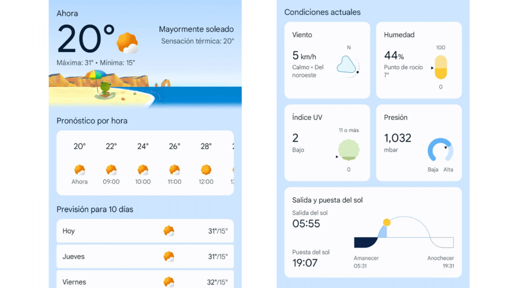 Nuevo Tiempo de Google. La app para Android estrena interfaz.- Blog Hola Telcel
