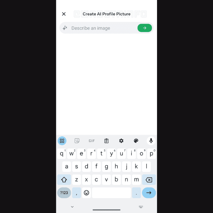 Captura de pantalla de WABetaInfo donde se muestra cómo es la función con la que puedes generar una foto de perfil en WhatsApp con IA.- Blog Hola Telcel