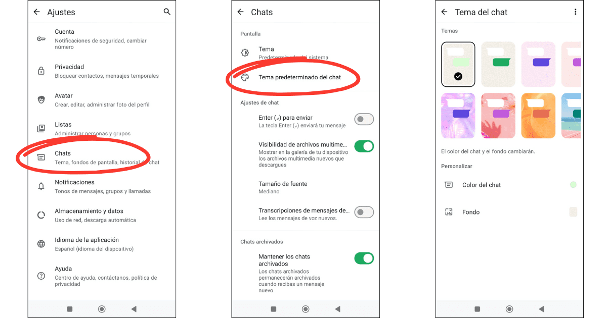 Así puedes personalizar tus chats de WhatsApp.- Blog Hola Telcel