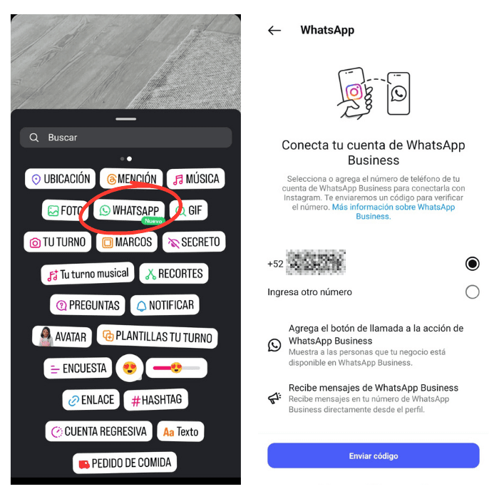 Prueba el 'sticker' de WhatsApp en las historias de Instagram.- Blog Hola Telcel