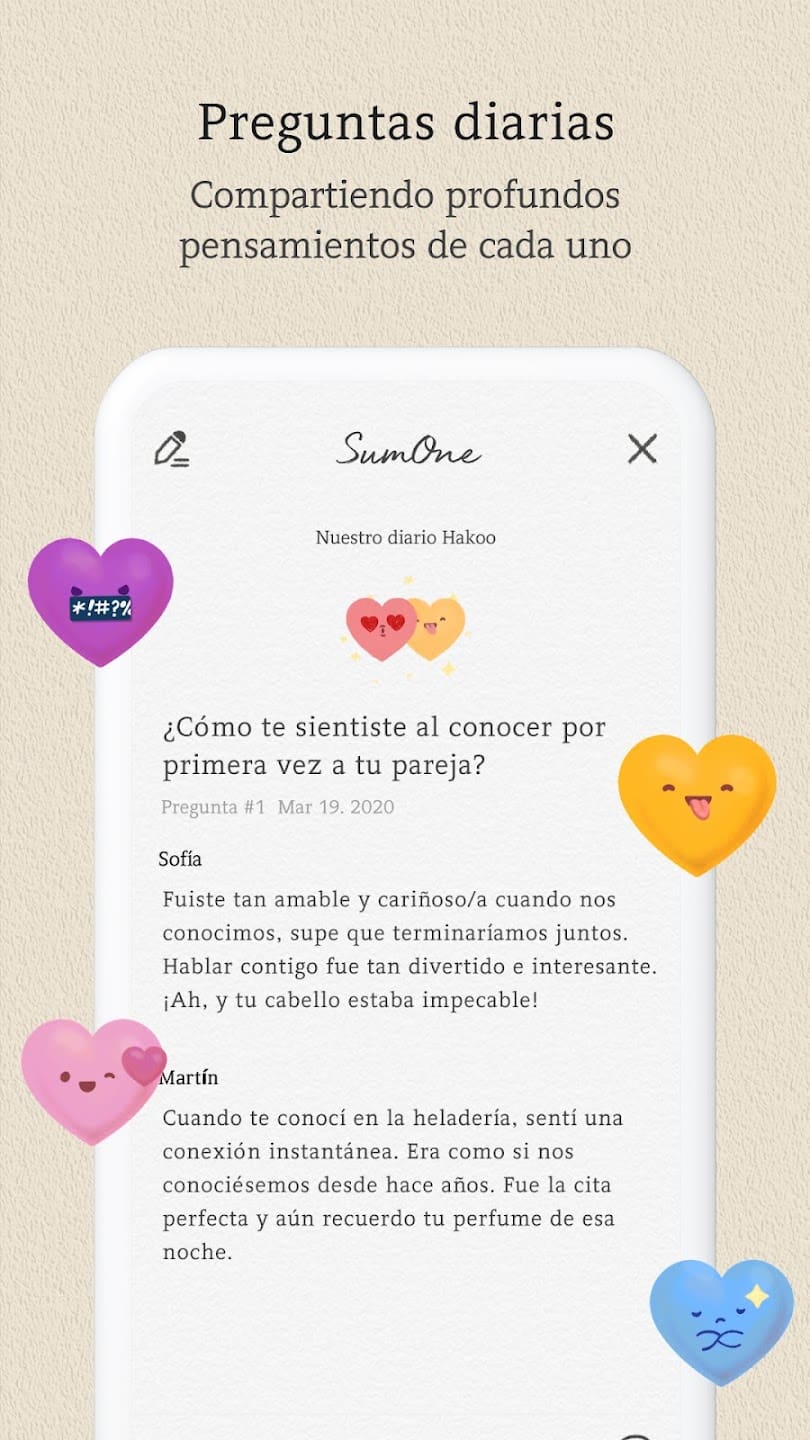 Conoce como SumOne puede ayudarte a redescubrir a tu pareja con una pregunta al día.- Blog Hola Telcel 