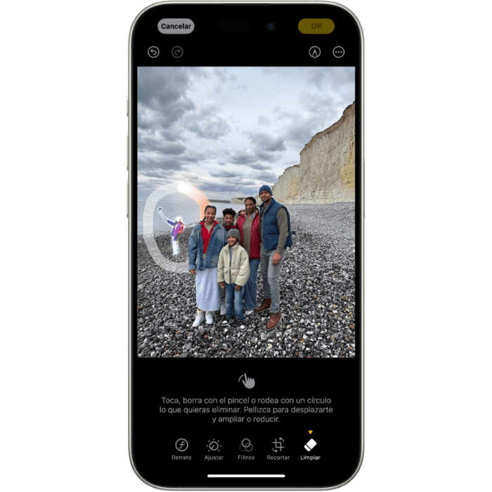 Elimina las distracciones de tus fotos con Apple Intelligence.- Blog Hola Telcel