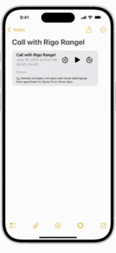 Tutorial de cómo usar Apple Intelligence al abrir la app de Notas.- Blog Hola Telcel 