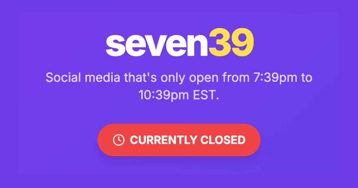 seven39, la red social que solo está disponible tres horas al día.- Blog Hola Telcel