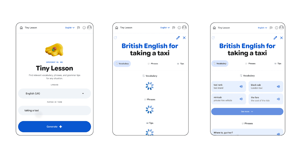 Tiny Lesson de Little Language Lessons.- Blog Hola Telcel