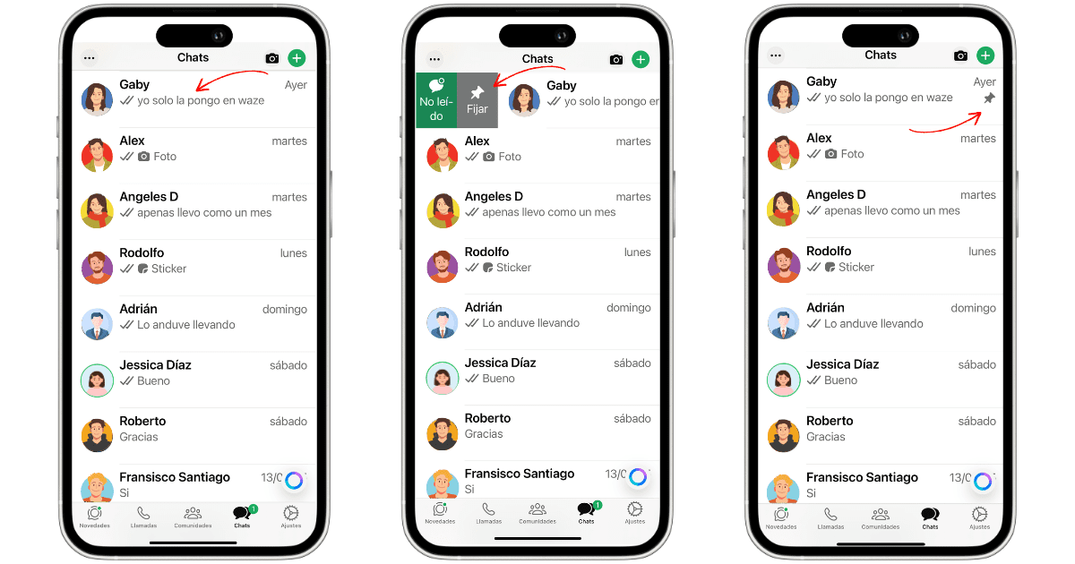 Fijar chat de WhatsApp.- Blog Hola Telcel