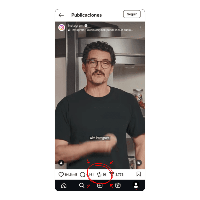Reposteo de contenido en Instagram.- Blog Hola Telcel
