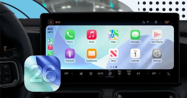 Con iOS 26 ya puedes proyectar videos en CarPlay.- Blog Hola Telcel