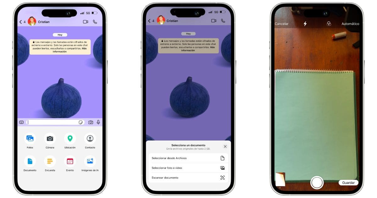 Haz uso del escáner desde tu iPhone en WhatsApp.- Blog Hola Telcel