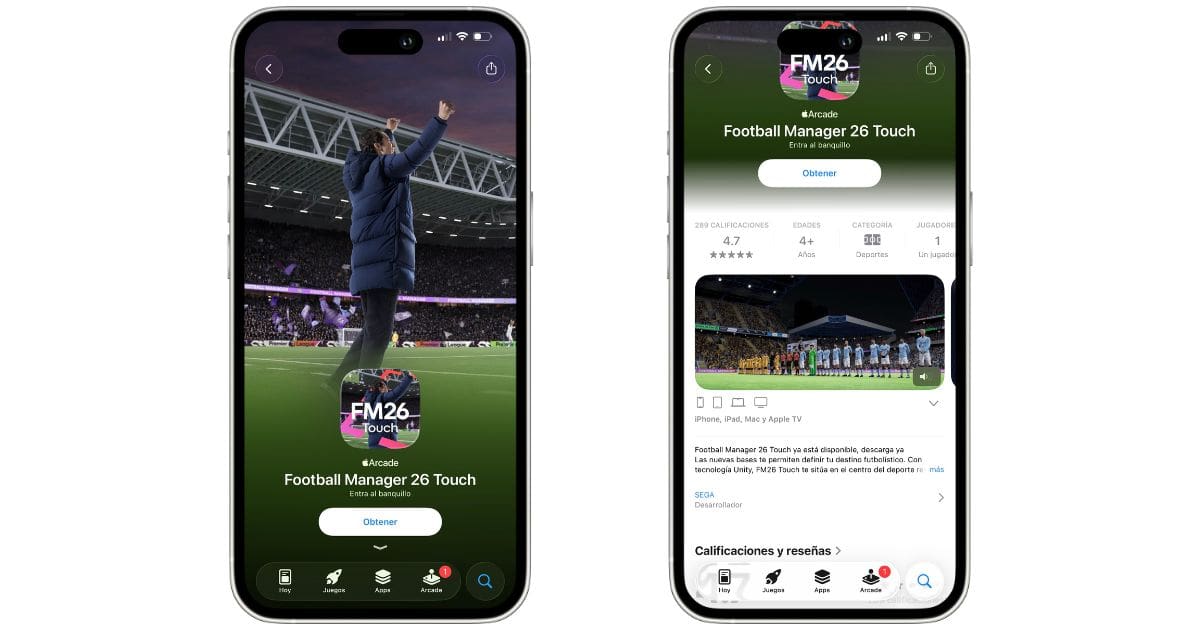 Apple estrena 'Football Manager 26 Touch' con estilo.- Blog Hola Telcel