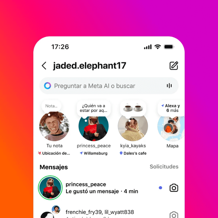 'Notas' de Instagram.- Blog Hola Telcel