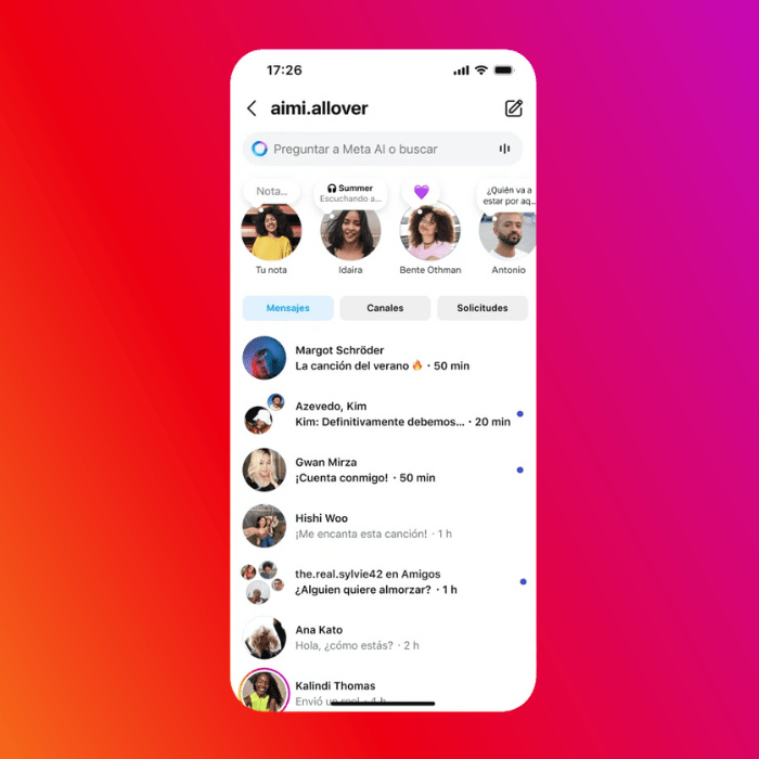Música en 'Notas' de Instagram.- Blog Hola Telcel