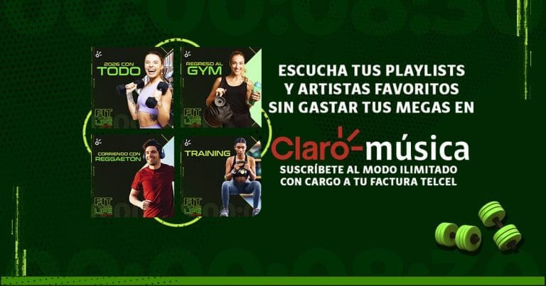 Entrena con todo en 2026 con estas 'playlists' de Claro música.- Blog Hola Telcel