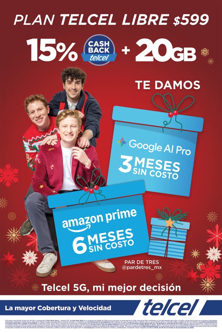 Aprovecha el Plan Telcel Libre $599 y sus increíbles beneficios.- Blog Hola Telcel