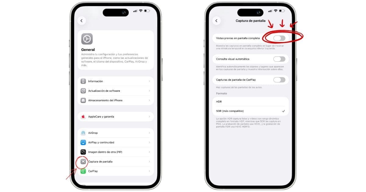 iOS 26 hace más inteligentes las capturas de pantalla en iPhone.- Blog Hola Telcel