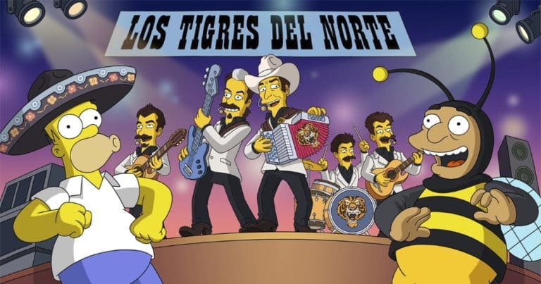 Los Tigres del Norte llevan el corrido mexicano a Los Simpson.- Blog Hola Telcel