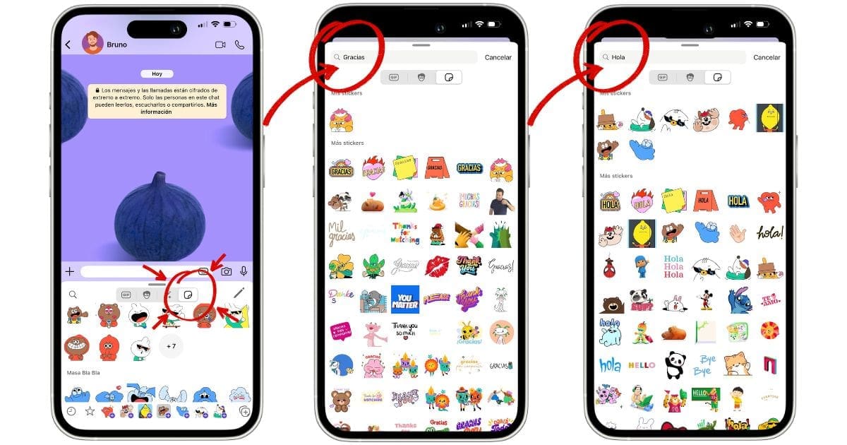 Aprende a crear 'stickers' con palabras en WhatsApp.- Blog Hola Telcel
