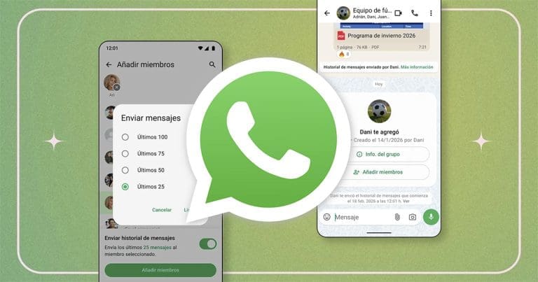 WhatsApp mejora chats grupales con historial de mensajes.- Blog Hola Telcel