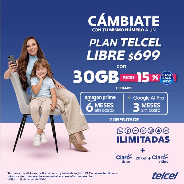 Conoce todo sobre el nuevo Plan Telcel Libre 6.- Blog Hola Telcel