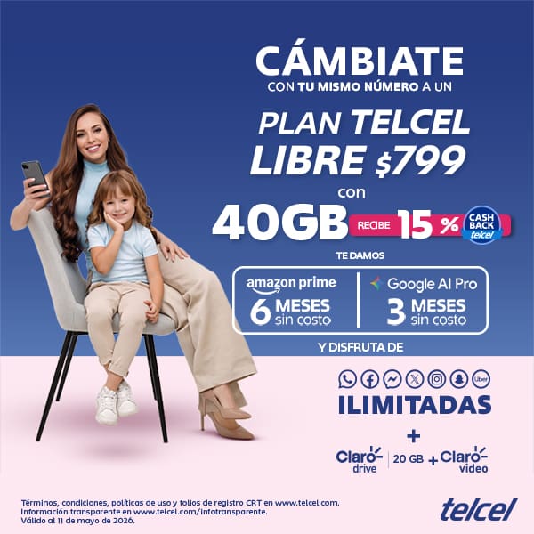 Conoce todo sobre el nuevo Plan Telcel Libre 7.- Blog Hola Telcel