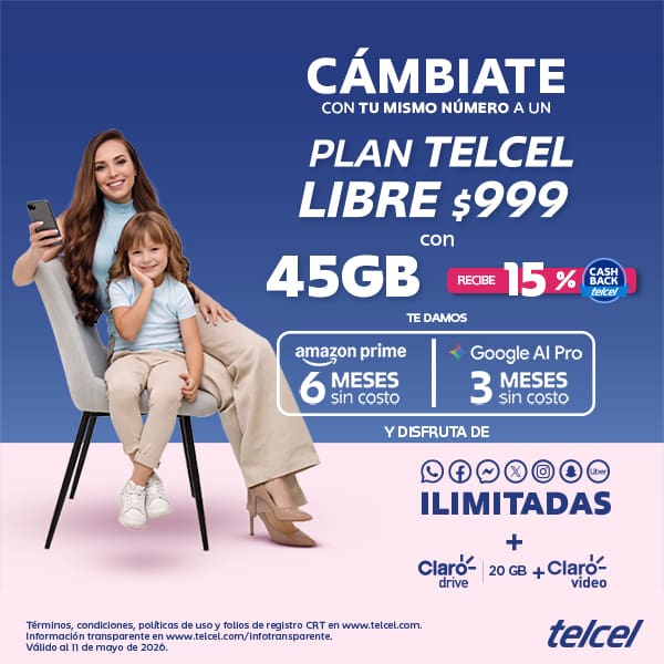 Conoce todo sobre el nuevo Plan Telcel Libre 9.- Blog Hola Telcel