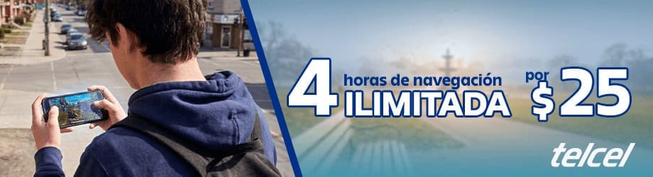4 horas de navegación ilimitada.- Blog Hola Telcel 