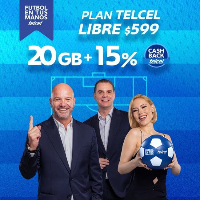 Ten el Futbol en tus manos con el Plan Telcel Libre $599 - Blog Hola Telcel