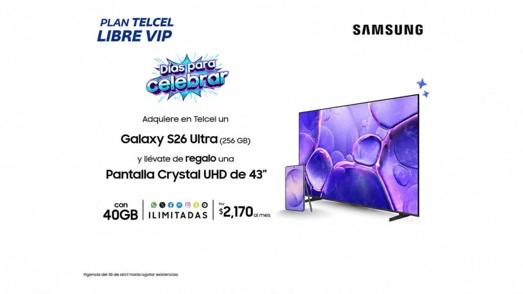 Samsung Galaxy S26 Ultra en Plan Telcel Libre VIP - Blog Hola Telcel